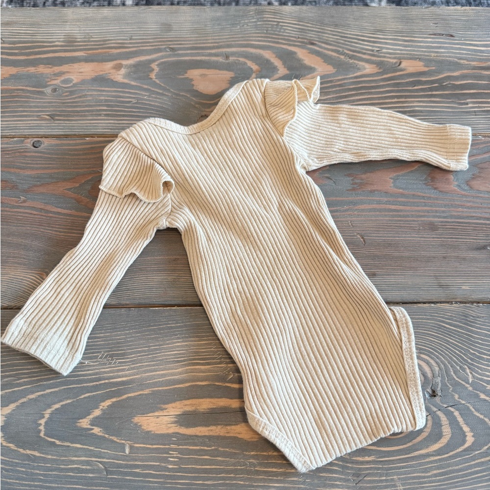 Baby Girl Ruffle Onsie - Picture 2 of 2